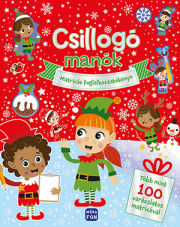 Csillogó manók  - Matricás foglalkoztatókönyv több mint 100 varázslatos matricával