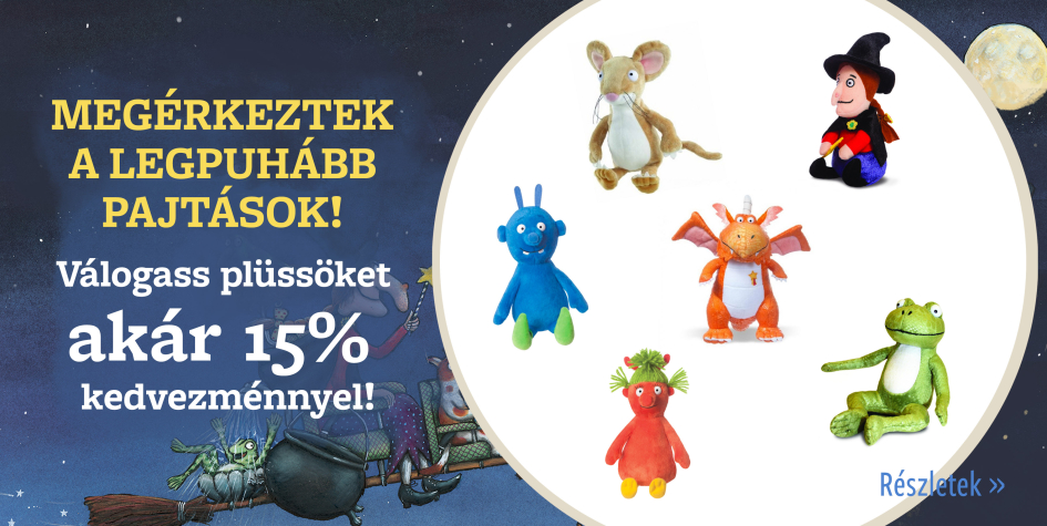 Plüssök, a pihe-puha játszótársak akár 15% kedvezménnyel