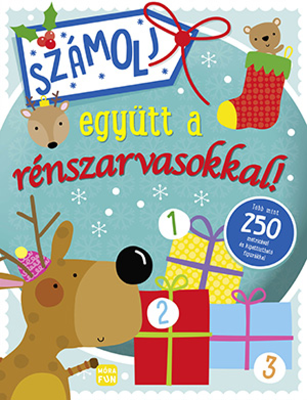 Számolj együtt a rénszarvasokkal - Matricás foglalkoztatókönyv