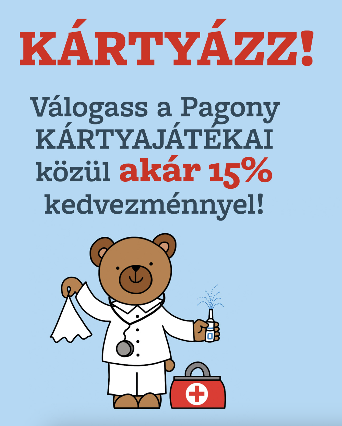 Szuper kártyajátékok akár 15% kedvezménnyel!