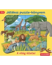 Játékos puzzle-könyvem: A világ állatai