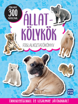 Állatkölykök – Matricás foglalkoztatókönyv 