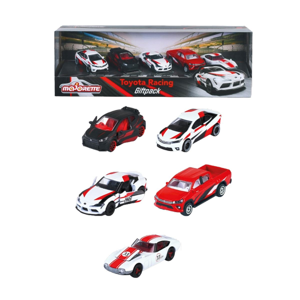 Majorette - Toyota Racing ajándékdoboz - 5db-os