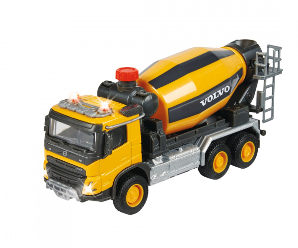 Majorette - Volvo Truck Cement Mixer - Hanggal és fénnyel